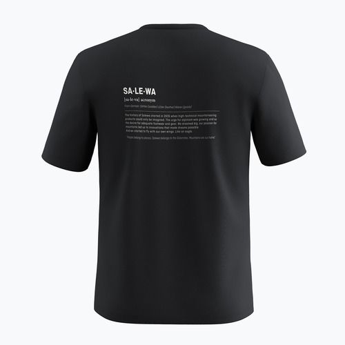 Koszulka męska Salewa Eagle Vocab black out