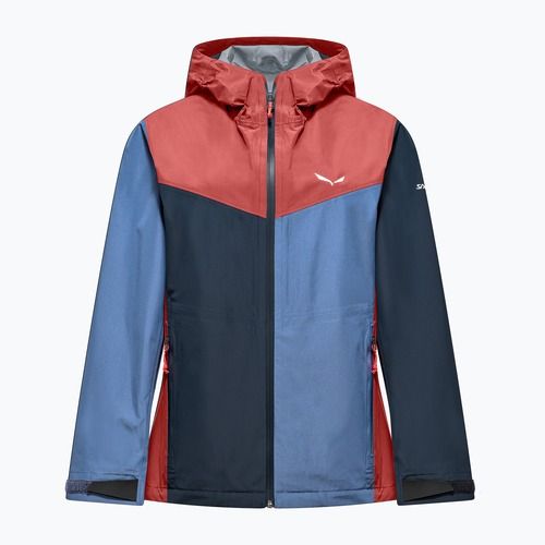 Kurtka przeciwdeszczowa damska Salewa Puez Aqua 4 PTX 2.5L etruscan red/muli