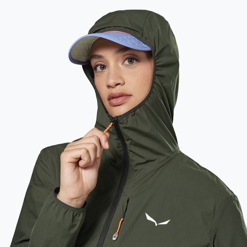 Kurtka przeciwwiatrowa damska Salewa Pedroc Wind HD Light dark olive