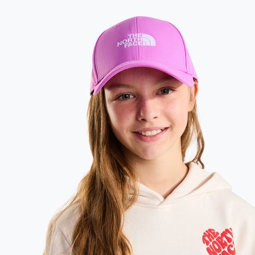Czapka z daszkiem dziecięca The North Face Recycled 66 Classic violet crocus