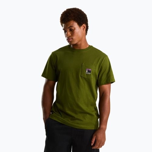 Koszulka męska The North Face Mountain Logo Relaxed woodland green