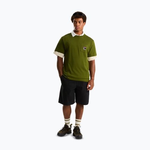 Koszulka męska The North Face Mountain Logo Relaxed woodland green