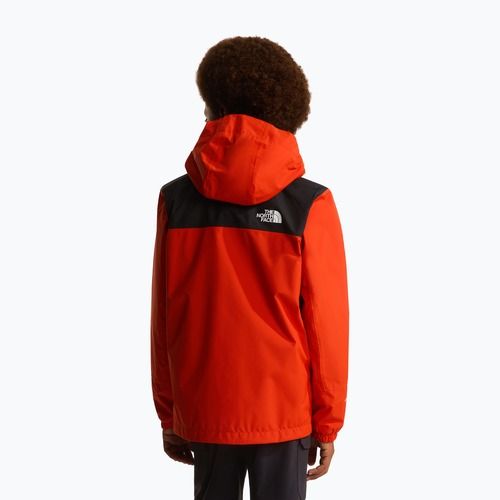 Kurtka przeciwdeszczowa dziecięca The North Face Antora lava red