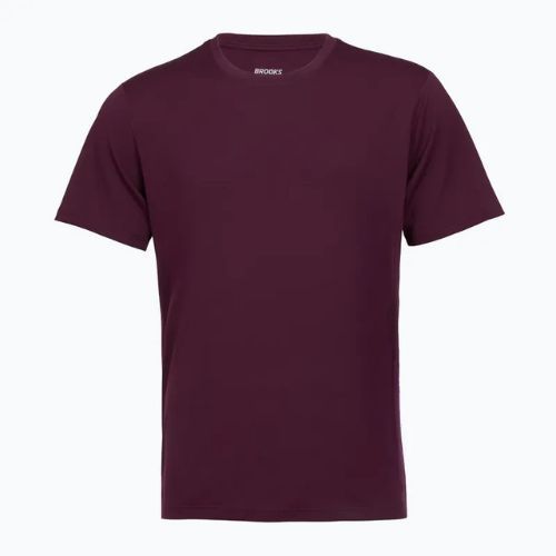 Koszulka do biegania męska Brooks Dash burgundy blaze