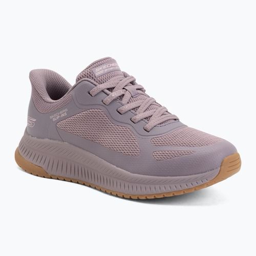 Buty damskie SKECHERS Bobs Squad 4 Staple Look purple