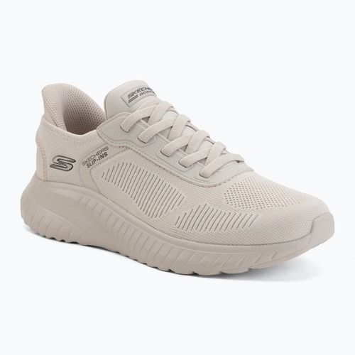 Buty męskie SKECHERS Bobs Squad Chaos Solid Step white