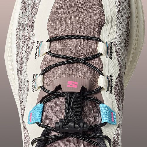Buty do biegania damskie Salomon Aero Glide 4 GRVL vanilla ice/black iron