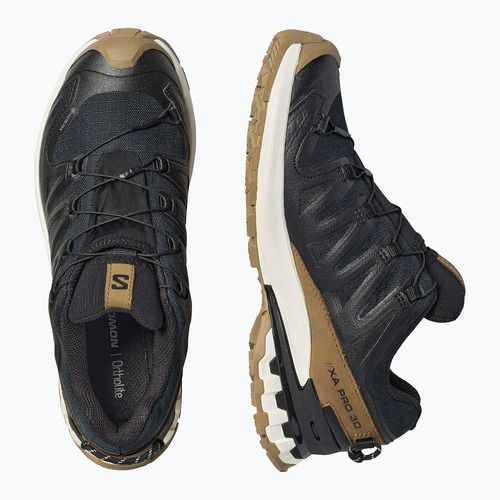 Buty do biegania damskie alomon XA PRO 3D V9 GTX Lifelong black/coyote brown/vanilla ice