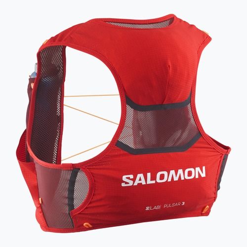 Kamizelka do biegania Salomon S/Lab Pulsar 3 Set fiery red/andorra/orange pop