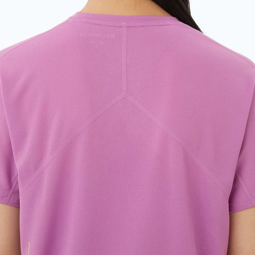 Koszulka do biegania damska Salomon Sense Aero SS Tee GFX iris orchid/acid lime