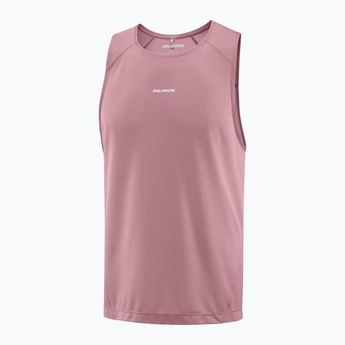 Koszulka do biegania męska Salomon Shakeout Core Tank dusky orchid