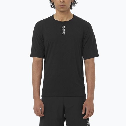Koszulka do biegania męska Salomon Ultra Tee deep black