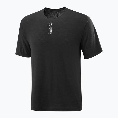 Koszulka do biegania męska Salomon Ultra Tee deep black