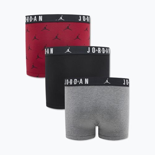 Bokserki dziecięce Jordan JHB Flight Cotton Essential 3 pary gym red