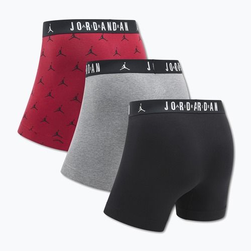 Bokserki męskie Jordan JHM Flight Cotton Essential 3 pary gym red