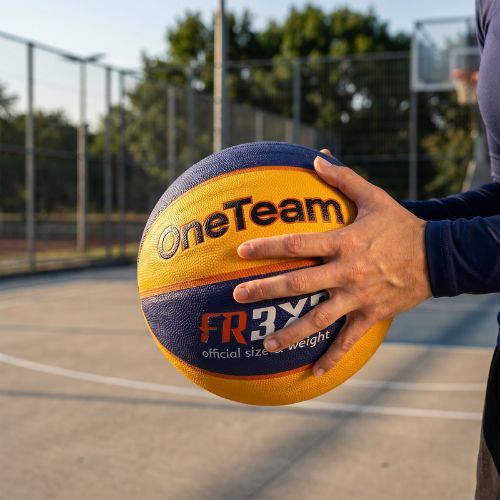 Piłka do koszykówki  OneTeam Rim Rush 3x3 niebieski