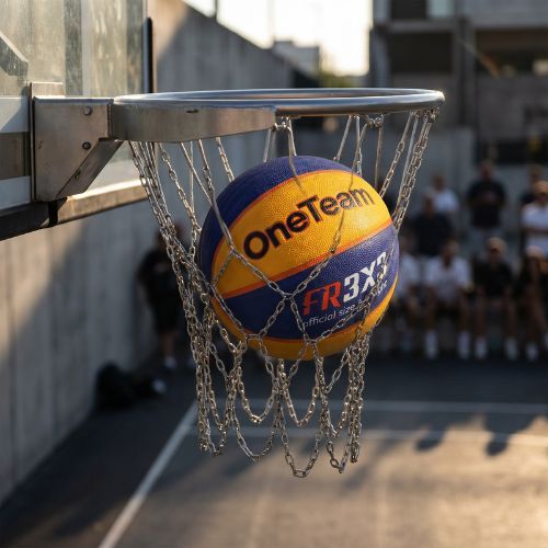 Piłka do koszykówki  OneTeam Rim Rush 3x3 niebieski