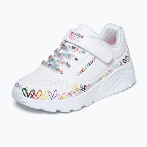 Buty dziecięce SKECHERS Uno Lite Heart Craze white/multi