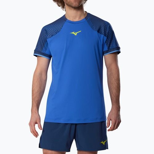 Koszulka męska Mizuno Stargazer Shadow Polo dazzling blue