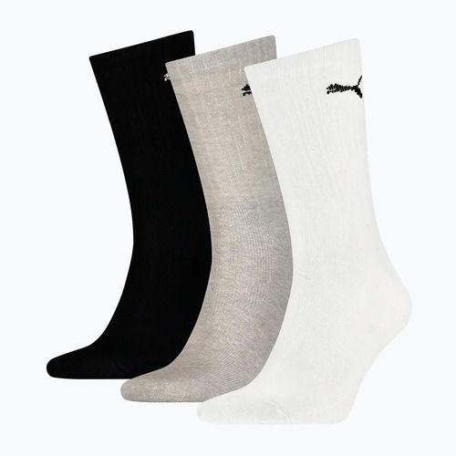 Skarpety PUMA Sport Crew Lighweight 3 pary white/grey/black