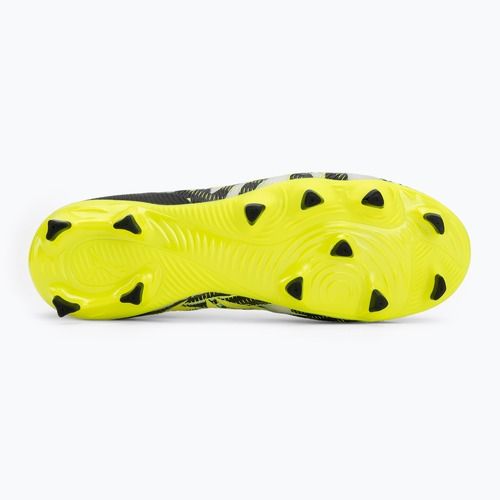 Buty piłkarskie dziecięce PUMA Future 9 Match Creativity Fg/Ag Jr yellow alert/mint jelly/puma white/puma black