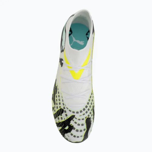 Buty piłkarskie PUMA Future 9 Match Ctivity Fg/Ag yellow alert/mint jelly/puma white/puma black