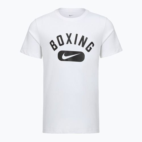 Koszulka treningowa męska Nike Boxing Disc DFC white/black