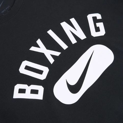 Koszulka treningowa męska Nike Boxing Disc DFC black/white