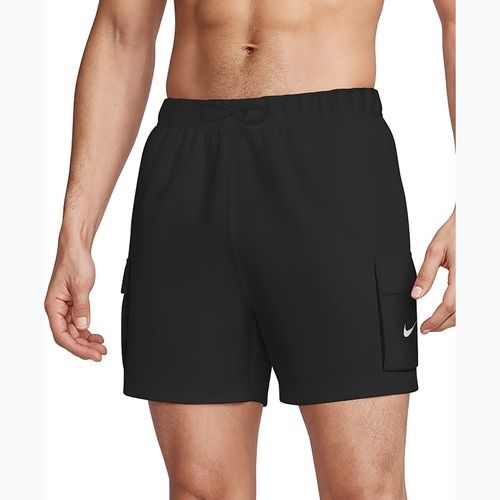 Szorty kąpielowe męskie Nike Voyage Solid Essential 5" Volley black