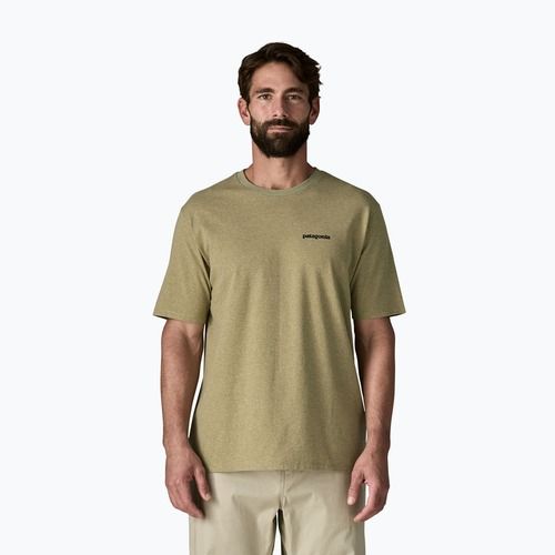 Koszulka męska Patagonia P-6 Logo Responsibili-Tee p-6 outline/gumtree green