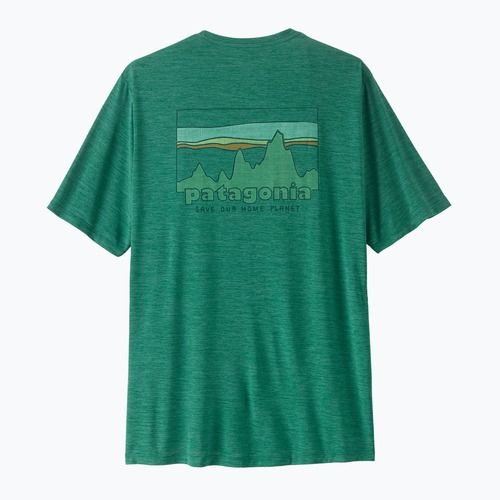 Koszulka męska Patagonia Capilene Cool Daily - '73 Skyline gem green/light gem green x-dye