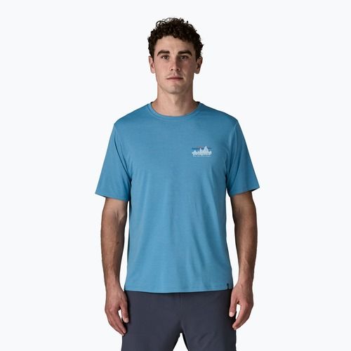 Koszulka męska Patagonia Capilene Cool Daily - '73 Skyline shore blue/light shore blue x-dye