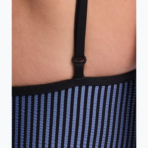 Strój pływacki jednoczęściowy damski Nike Ocean Bound Ripple Texture Square Neck slate