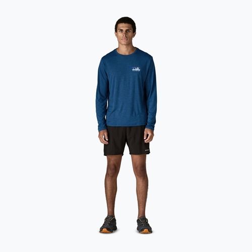 Longsleeve męski Patagonia Capilene Cool Daily - '73 Skyline clement blue/light clement blue x-dye