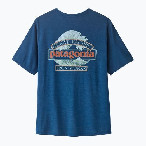 Koszulka męska Patagonia Capilene Cool Daily - Great Waves clement blue/light clement blue x-dye