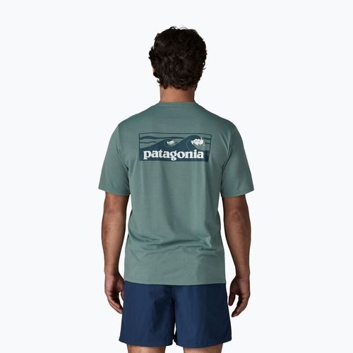 Koszulka męska Patagonia Capilene Cool Daily - Boardshort Logo blue sage/light blue sage x-dye