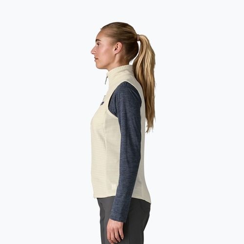 Bezrękawnik damski Patagonia R1 wool white
