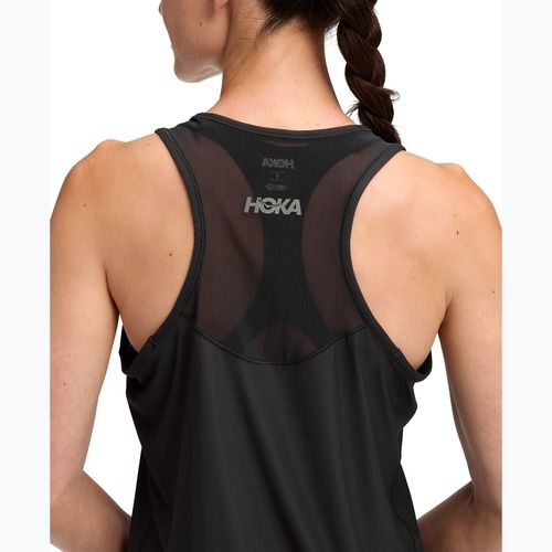 Koszulka do biegania damska HOKA Airolite Tank 2.0 black