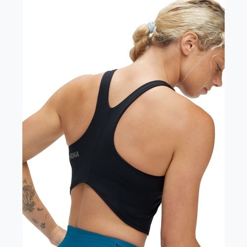 Biustonosz treningowy HOKA Elaro Crop black
