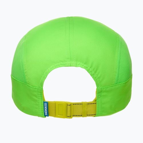 Czapka z daszkiem HOKA Run neon green