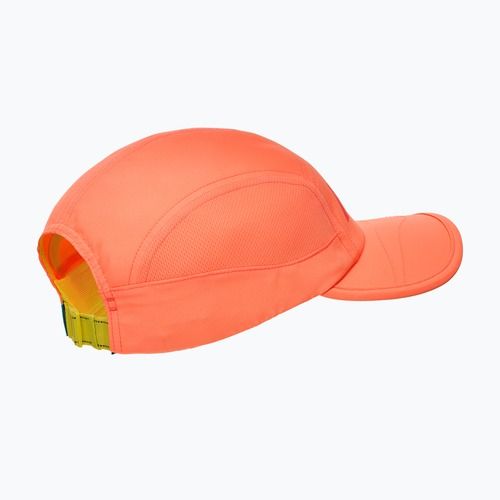 Czapka z daszkiem HOKA Run neon cantaloupe