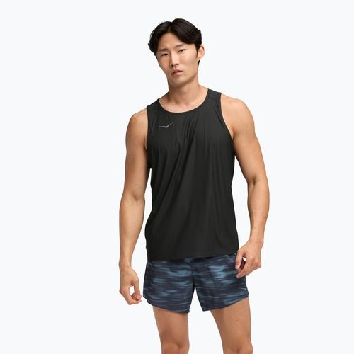 Koszulka do biegania męska HOKA Airolite Tank 2.0 black