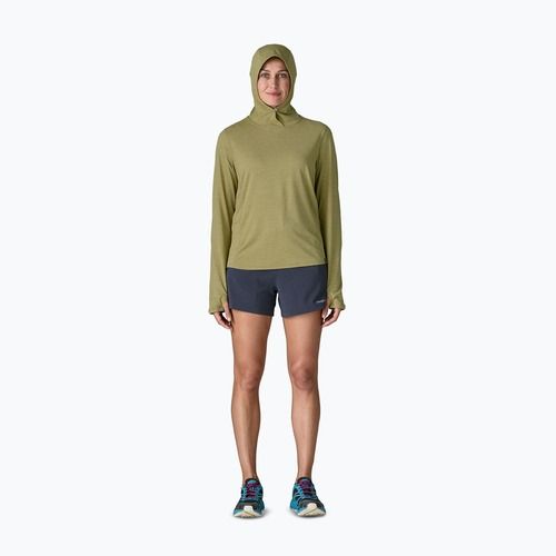 Bluza damska Patagonia Capilene Cool Sun Hoody gumtree green/light gumtree green x-dye