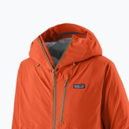 Kurtka przeciwdeszczowa męska Patagonia Granite Crest Rain coal orange