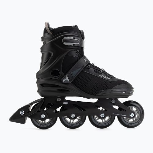 Rolki męskie ATTABO OneFoot Fitgo system czarny