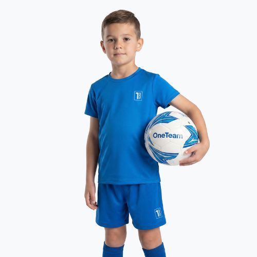 Komplet piłkarski dziecięcy OneTeam Precision Set koszulka i spodenki niebieski