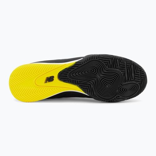 Buty piłkarskie New Balance Tekela Team Low V5 IN black 100/punch yellow/fire cracker