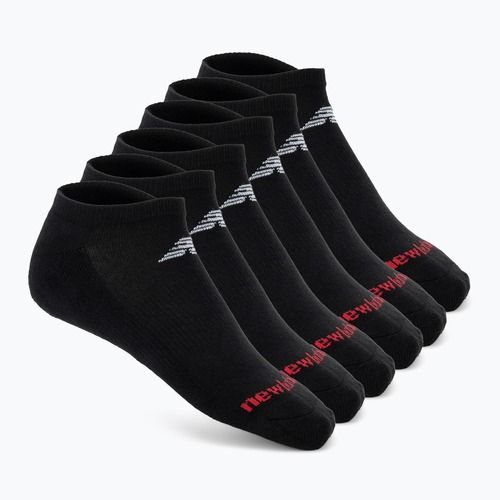 Skarpety New Balance Everyday No Show 6 par black/white