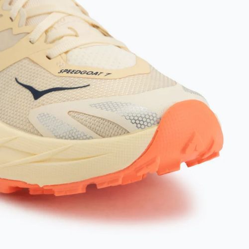 Buty do biegania damskie HOKA Speedgoat 7 vintage yellow/neon flame