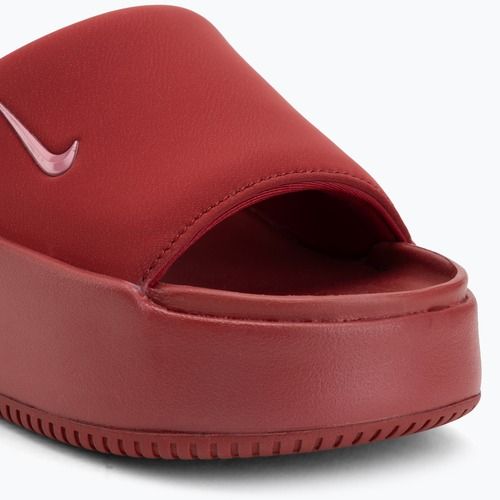 Klapki damskie Nike Calm Elevation team crimson/peony